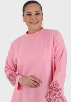 Sleeve Printed Knitted Tunic -CARMAKOMA Clothing Sales 3 zoom desktop 266