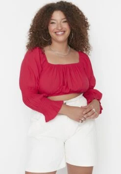 Square Neck Crop Top -CARMAKOMA Clothing Sales 3 zoom desktop 280