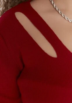 Ribbed Cut Out Top 12 Ribbed Cut Out Top -CARMAKOMA Clothing Sales 3 zoom desktop 281