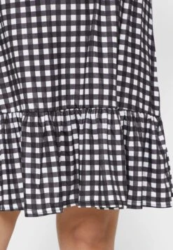 Gingham Jersey Frill Hem Dress -CARMAKOMA Clothing Sales 3 zoom desktop 30