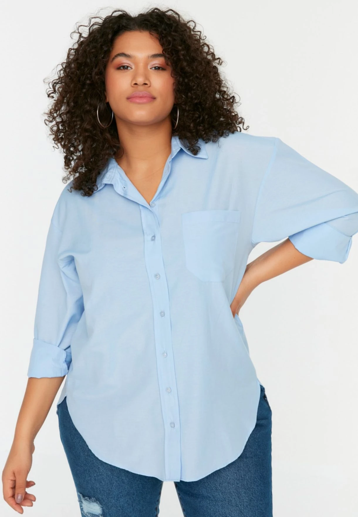 Oversized Button Down Shirt 5 Oversized Button Down Shirt - Image 3