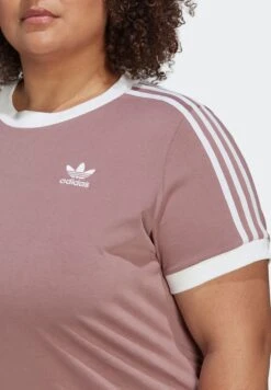 Adidas Originals 3 Stripes T-Shirt -CARMAKOMA Clothing Sales 3 zoom desktop 31