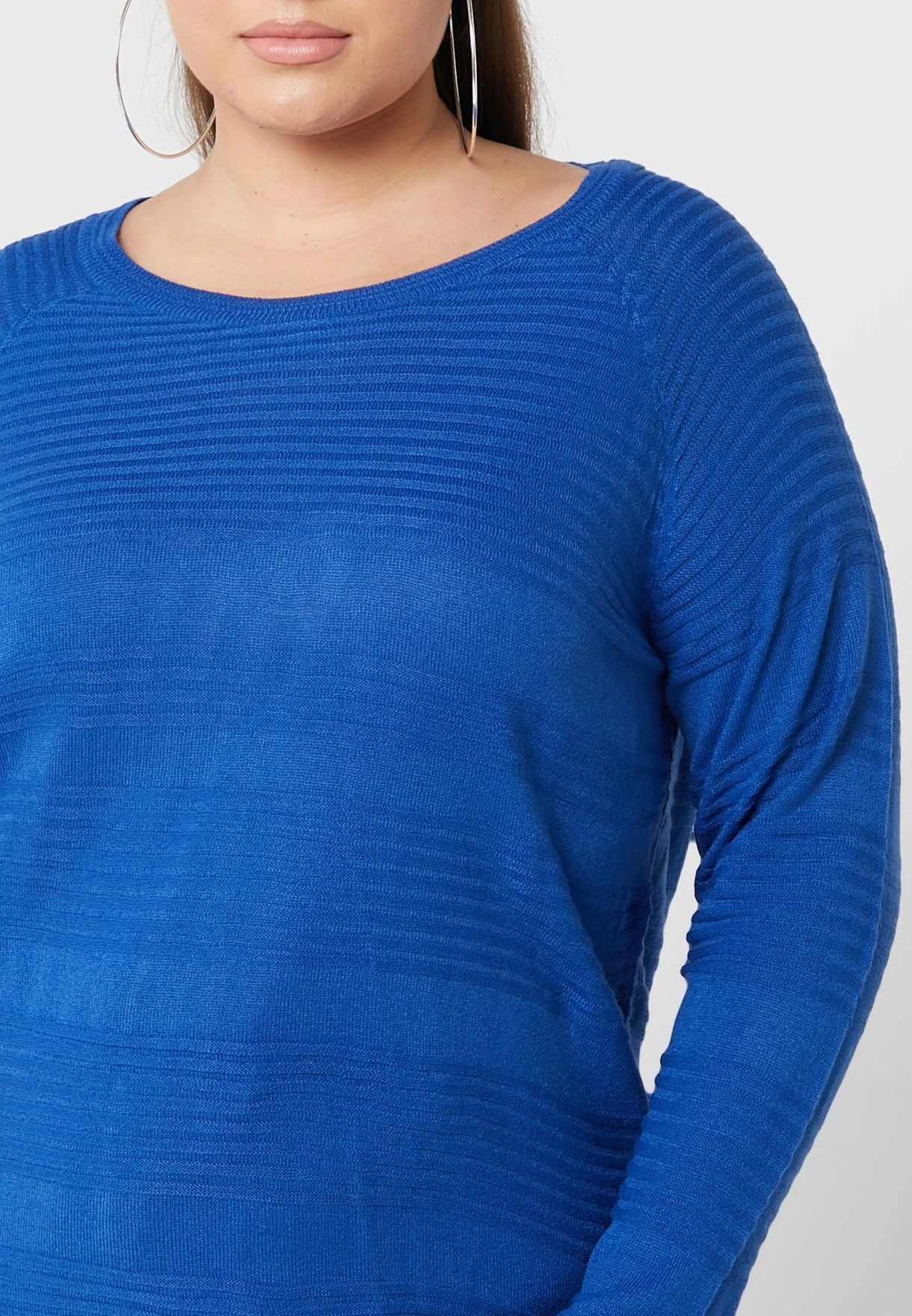 ONLY CARMAKOMA Ribbed Crew Neck Top 5 ONLY CARMAKOMA Ribbed Crew Neck Top - Image 3