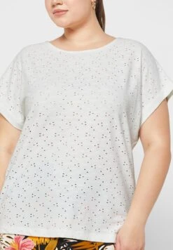 ONLY CARMAKOMA Openwork Knitted T-Shirt 8 ONLY CARMAKOMA Openwork Knitted T-Shirt -CARMAKOMA Clothing Sales 3 zoom desktop 321