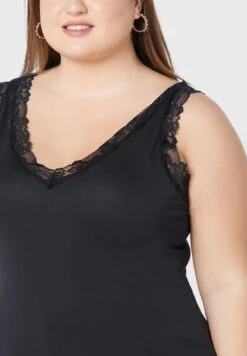 Vero Moda Curve Lace Detail Knitted Top -CARMAKOMA Clothing Sales 3 zoom desktop 332