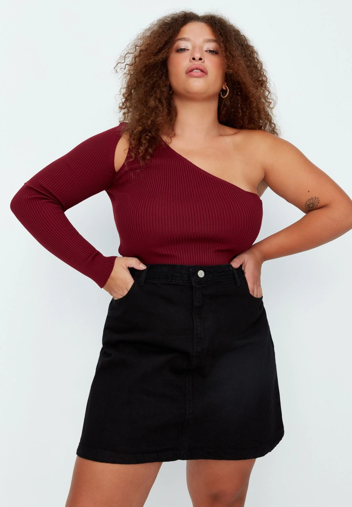 High Waist Denim Skirt 5 High Waist Denim Skirt - Image 3