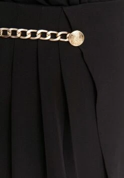 Chain Detailed Pleated Skirt -CARMAKOMA Clothing Sales 3 zoom desktop 396