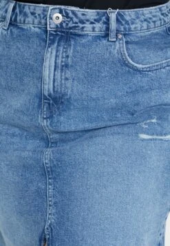 ONLY CARMAKOMA Front Split Distressed Hem Skirt -CARMAKOMA Clothing Sales 3 zoom desktop 397