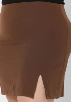 Slit Hem Mini Skirt -CARMAKOMA Clothing Sales 3 zoom desktop 403