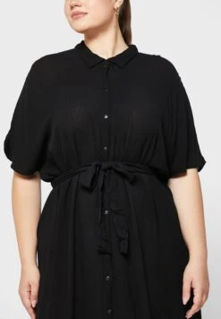 Vero Moda Curve Tie Detail Shirt Dress -CARMAKOMA Clothing Sales 3 zoom desktop 70