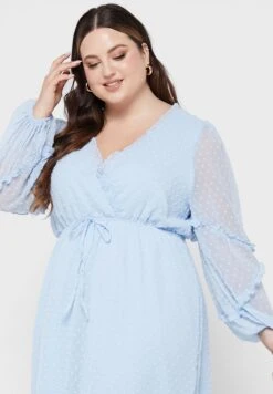 Ruffle Hem Mesh Dress -CARMAKOMA Clothing Sales 3 zoom desktop 92