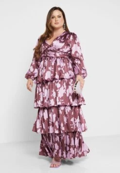 Floral Print Tiered Dress -CARMAKOMA Clothing Sales 4 zoom desktop 103