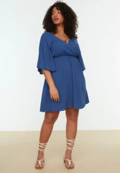 Double Breasted Knitted Dress 11 Double Breasted Knitted Dress -CARMAKOMA Clothing Sales 4 zoom desktop 129