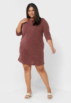 ONLY CARMAKOMA Knitted Round Neck Dress -CARMAKOMA Clothing Sales 4 zoom desktop 134