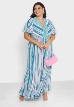 Avenue Floral Tiered Dress -CARMAKOMA Clothing Sales 4 zoom desktop 142