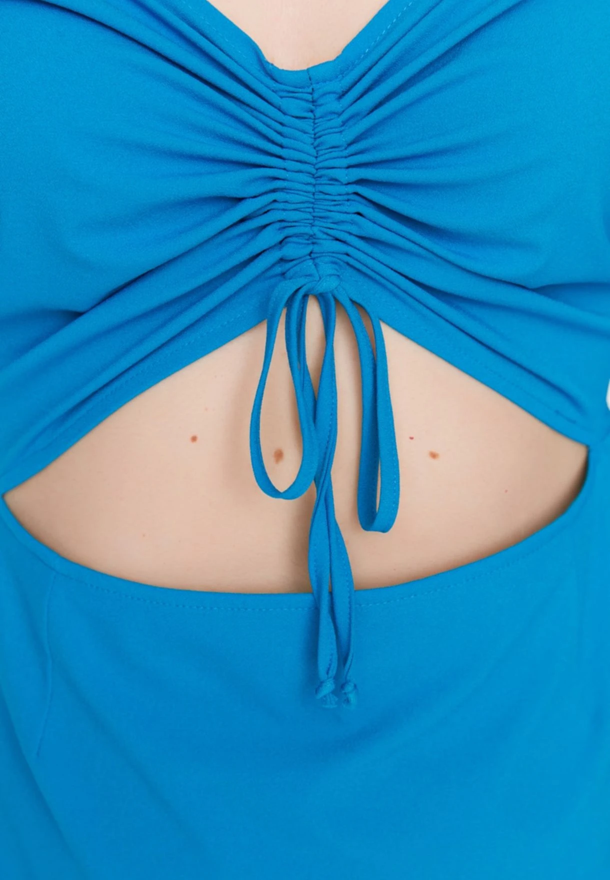 Balloon Sleeve Cut Out Detail Dress 6 Balloon Sleeve Cut Out Detail Dress - Image 4