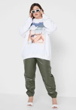 High Waist Joggers 8 High Waist Joggers -CARMAKOMA Clothing Sales 4 zoom desktop 160