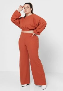 Waffle Oversizedwideleg Jogger -CARMAKOMA Clothing Sales 4 zoom desktop 182