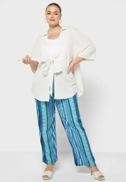 ONLY CARMAKOMA Wide Leg Printed Pants 9 ONLY CARMAKOMA Wide Leg Printed Pants -CARMAKOMA Clothing Sales 4 zoom desktop 187