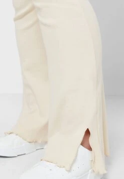 Lettuce Hem Flared Ribbed Co-Ord -CARMAKOMA Clothing Sales 4 zoom desktop 290