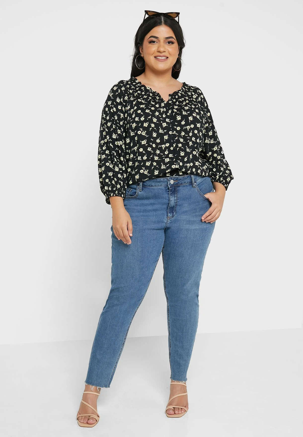 ONLY CARMAKOMA Floral Button Down Top 6 ONLY CARMAKOMA Floral Button Down Top - Image 4