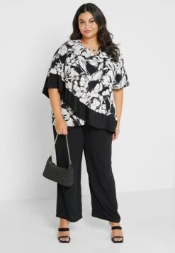 Avenue Cape Sleeve V-Neck Top 9 Avenue Cape Sleeve V-Neck Top -CARMAKOMA Clothing Sales 4 zoom desktop 303