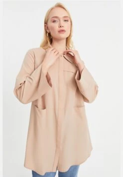 Pocket Detail Button Down Tunic -CARMAKOMA Clothing Sales 4 zoom desktop 319