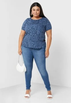 ONLY CARMAKOMA Striped Knitted Top -CARMAKOMA Clothing Sales 4 zoom desktop 328