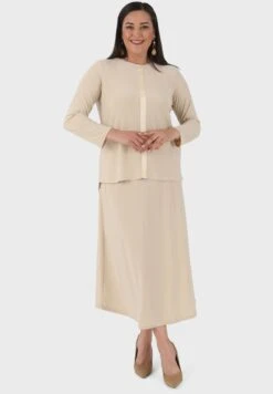 Round Neck Top & Skirt Set -CARMAKOMA Clothing Sales 4 zoom desktop 377