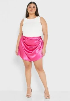 High Waist Mini Skirt 8 High Waist Mini Skirt -CARMAKOMA Clothing Sales 4 zoom desktop 410