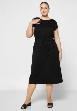 ONLY CARMAKOMA Tie Detail Knitted Dress -CARMAKOMA Clothing Sales 4 zoom desktop 68