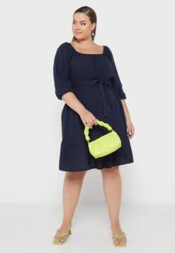 Vero Moda Curve Puff Sleeve Tie Detail Dress 9 Vero Moda Curve Puff Sleeve Tie Detail Dress -CARMAKOMA Clothing Sales 4 zoom desktop 78