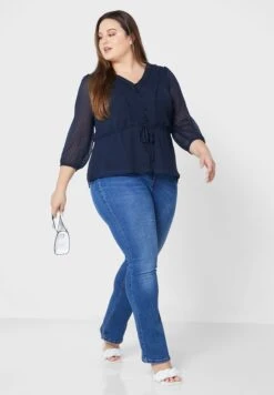 ONLY CARMAKOMA High Waist Flare Jeans 11 ONLY CARMAKOMA High Waist Flare Jeans -CARMAKOMA Clothing Sales 5 zoom desktop 146