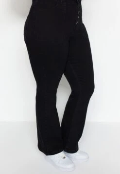 Button Flared Jeans 14 Button Flared Jeans -CARMAKOMA Clothing Sales 5 zoom desktop 156