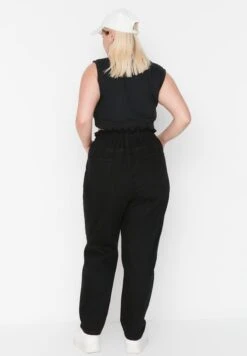 Button Detail Straight Jeans 11 Button Detail Straight Jeans -CARMAKOMA Clothing Sales 5 zoom desktop 158