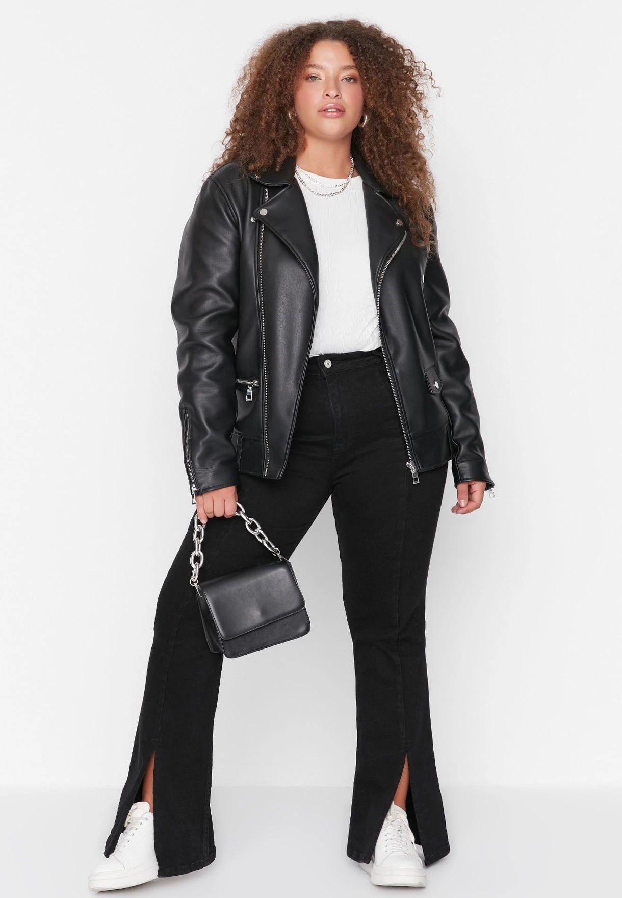 Side Slit Detailed High Waist Jeans 7 Side Slit Detailed High Waist Jeans - Image 5