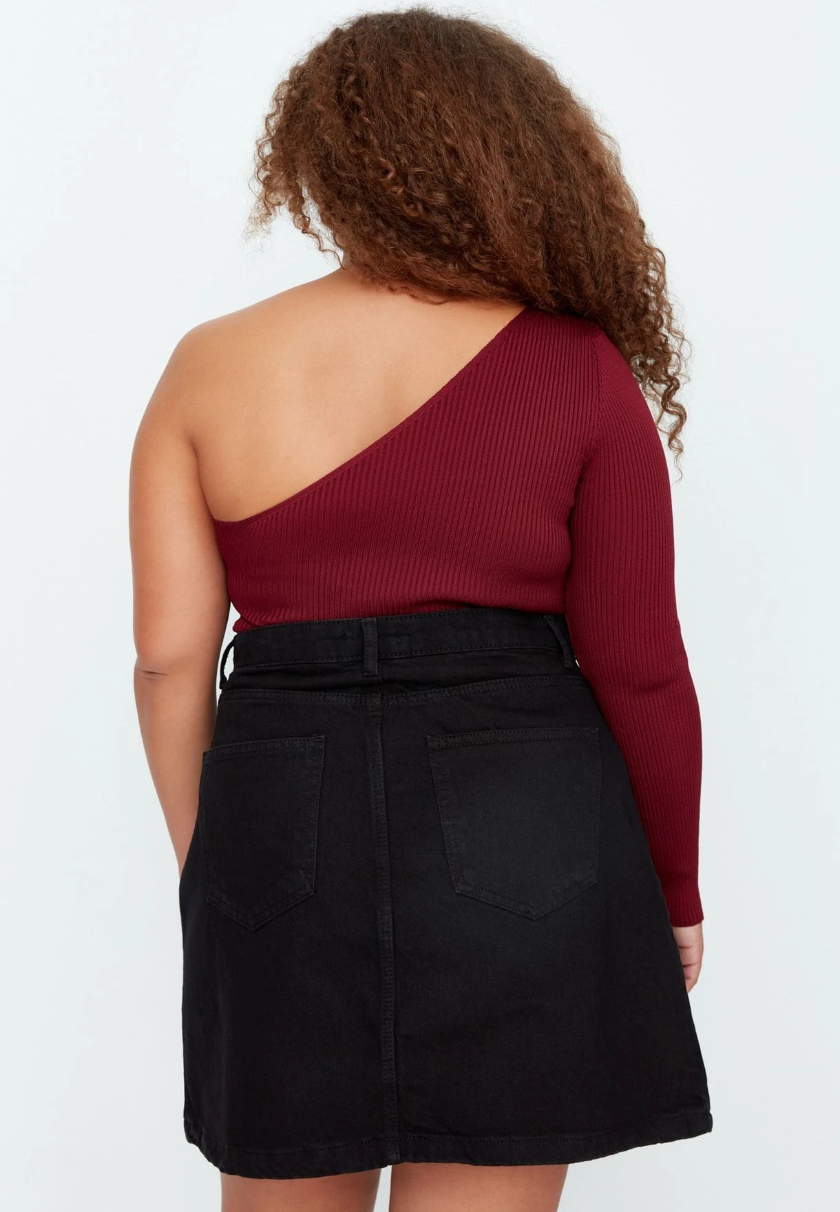 High Waist Denim Skirt 7 High Waist Denim Skirt - Image 5