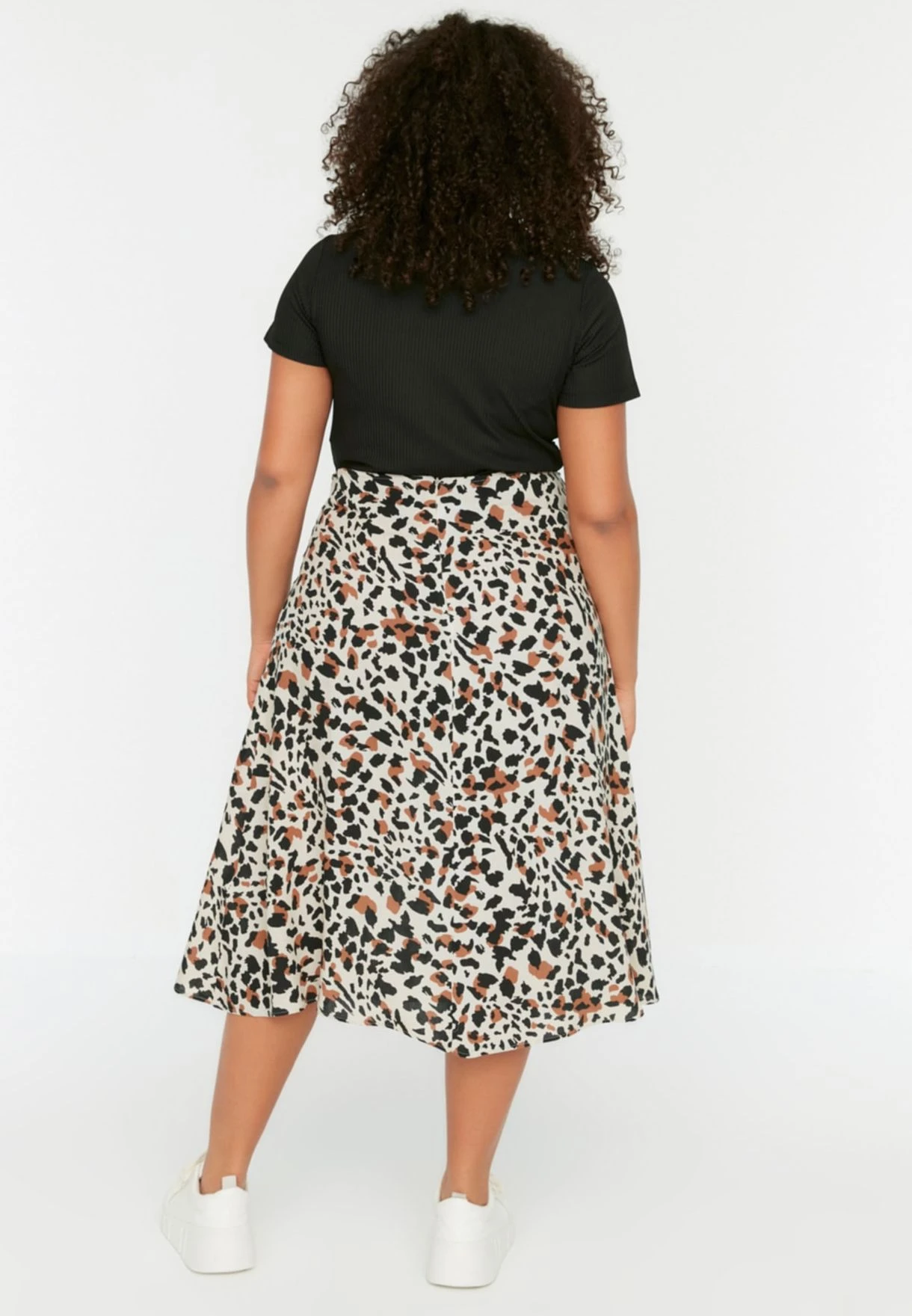 Side Split Printed Skirt 7 Side Split Printed Skirt - Image 5