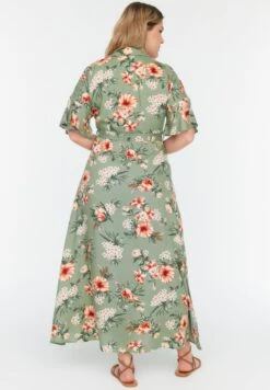 Slit Detail Floral Print Dress -CARMAKOMA Clothing Sales 5 zoom desktop 40