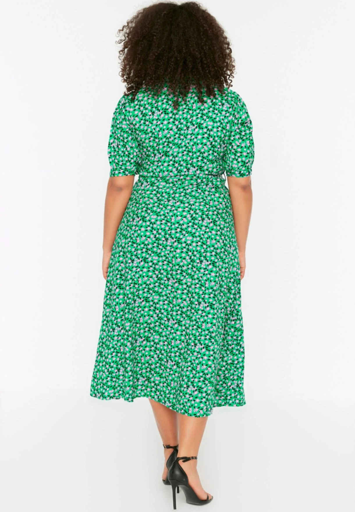 Tie Detail Floral Print Button Down Dress 7 Tie Detail Floral Print Button Down Dress - Image 5