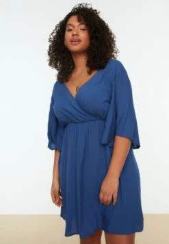 Double Breasted Knitted Dress 12 Double Breasted Knitted Dress -CARMAKOMA Clothing Sales 5 zoom desktop 57