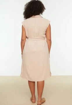 Tie Detail Button Down Dress -CARMAKOMA Clothing Sales 6 zoom desktop 15