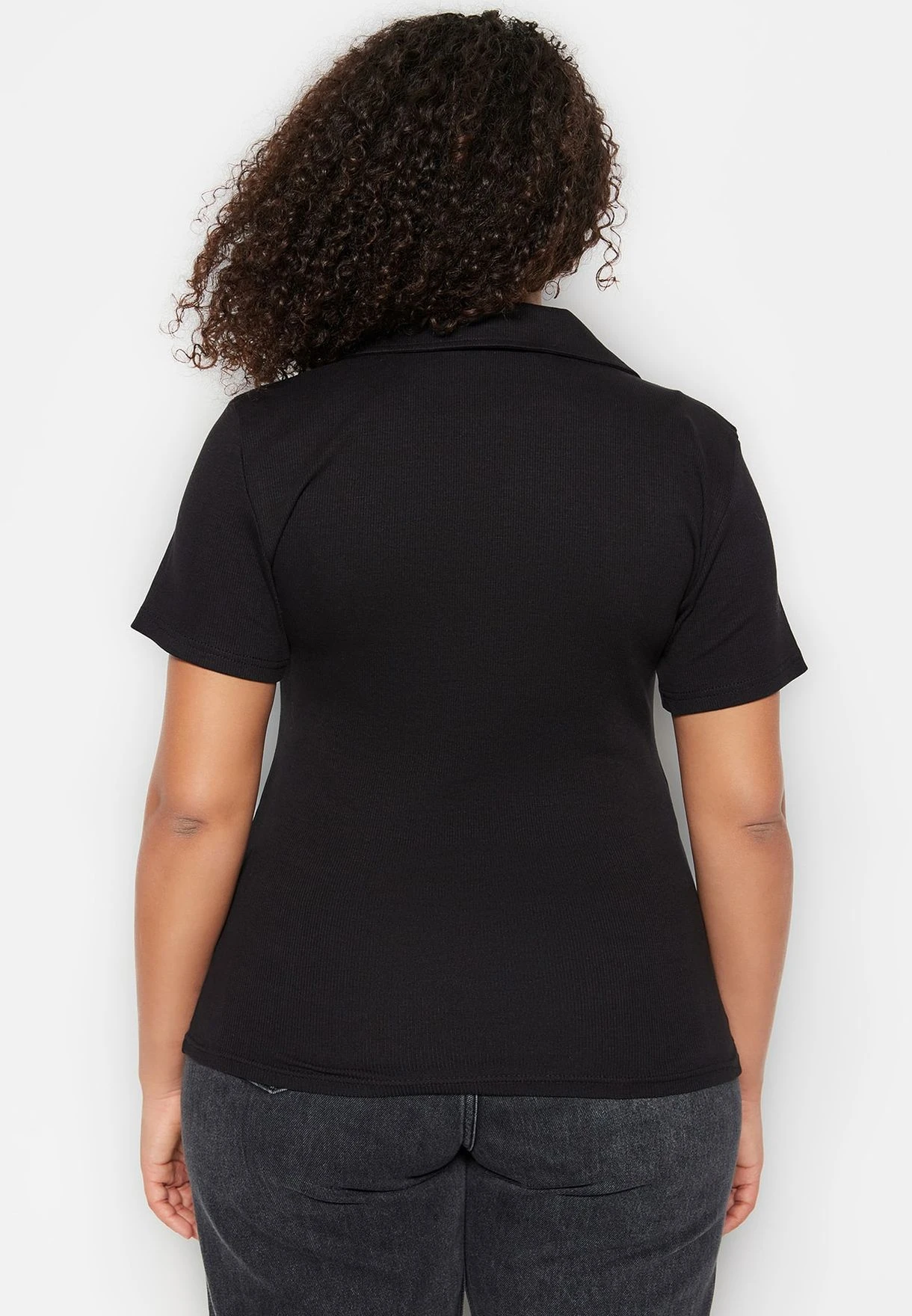 Polo Neck Knitted Top 8 Polo Neck Knitted Top - Image 6