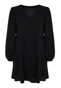 V-Neck Tiered Dress -CARMAKOMA Clothing Sales 7 zoom desktop 15