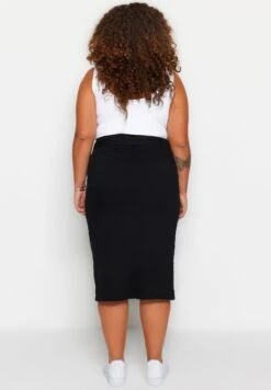 Tie And Slit Detail Skirt 15 Tie And Slit Detail Skirt -CARMAKOMA Clothing Sales 7 zoom desktop 38