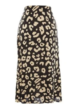 Animal Print Side Slit Midi Skirt -CARMAKOMA Clothing Sales 8 zoom desktop 31