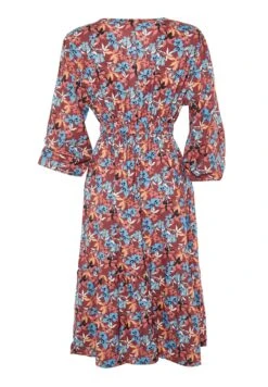 Puff Sleeve Floral Print Dress 17 Puff Sleeve Floral Print Dress -CARMAKOMA Clothing Sales 8 zoom desktop 8