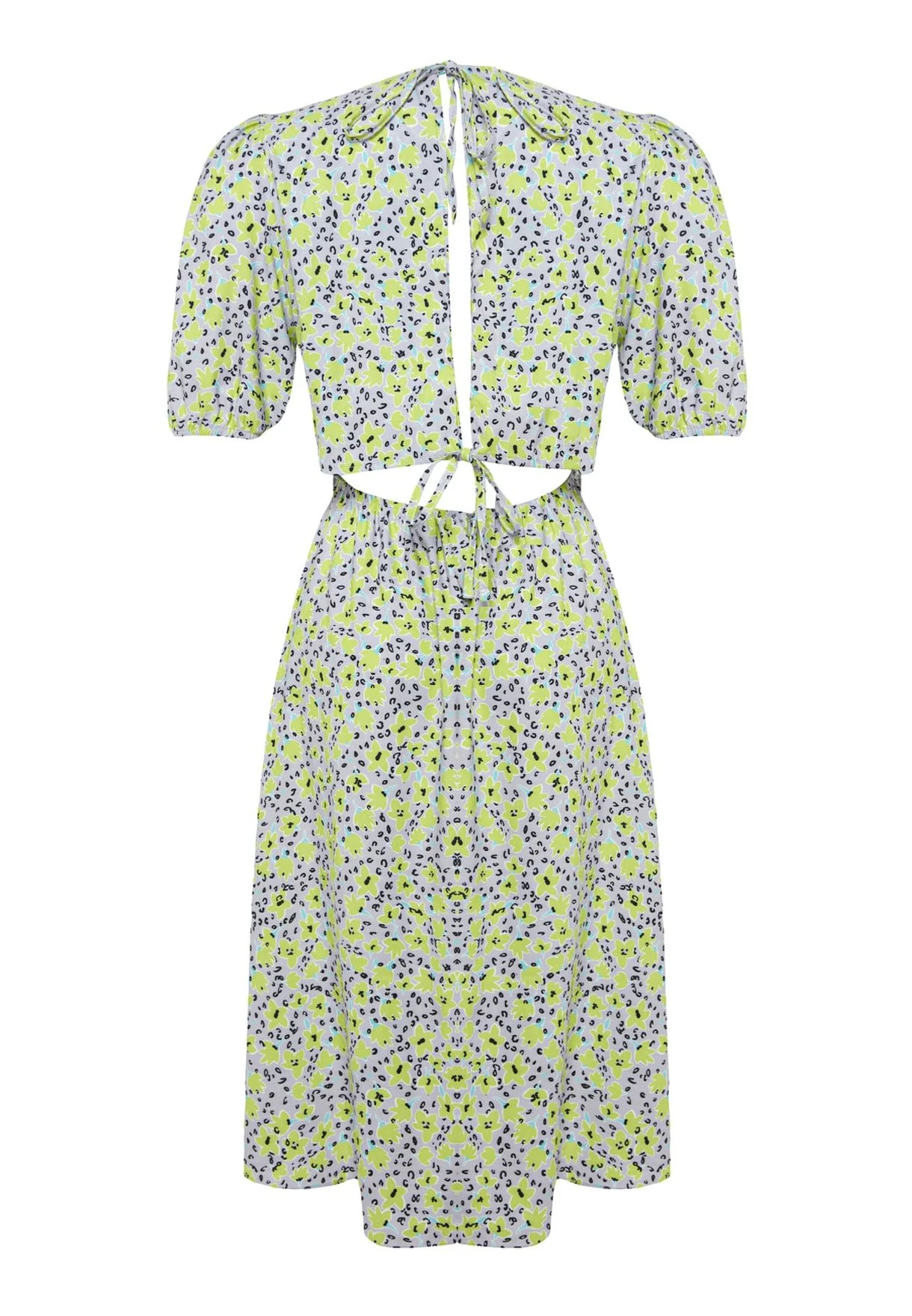 Cut Out Tie Detail Dress 11 Cut Out Tie Detail Dress - Image 9